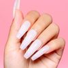 AIMEILI 5-In-1 Rubber Base Gel Set For Nails, Sheer Pink Nude Color Gel Nail Polish UV LED Soak Off, Elastic Nail Strengthener Long Lasting 6pcs X 10ml - Gift Kit 44