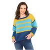 King Cole 5949 Knitting Pattern Womens Easy Knit Striped Sweaters in Big Value Chunky