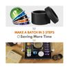 Easy-Seal Coffee Capsule Refill Kit for Nespresso Vertuoline with a Brush, Sc...