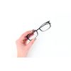 ThinOptics Brooklyn Reading Glasses 2.00 Rectangular Black Frames With Milano Magnetic Case - Thin Lightweight Compact Readers 2.00 Strength