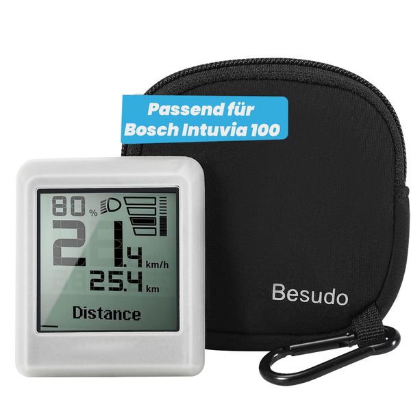 Besudo Protective Case Set for Bosch Intuvia 100 Display - Screen Protector from Scratches and Damage for Bosch Intuvia 100 - LA037-KB