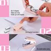 WORKPRO Mini Stapler with Staples, Pink Stapler Set 2000 Standard Staples NEW