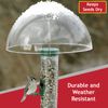 SPARES2GO Squirrel Baffle Dome Bird Feeding Station Feeder Guard (Complete Kit with Hanging Hook and Loop)