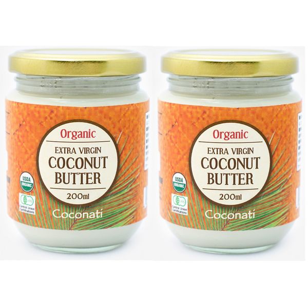 Coconati Coconut Butter 6.8 fl oz (200 ml) (Set of 2)