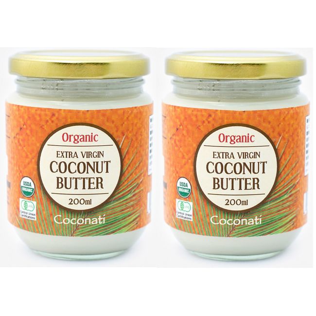 Coconati Coconut Butter 6.8 fl oz (200 ml) (Set of 2)