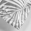 douceur d'intérieur, Botania Grey Flat Ruffle Pillowcase (50 x 70 cm) 100% Cotton
