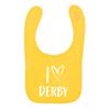 Flox Creative Yellow Bib I Love Derby