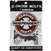 Independent Skateboard Hardware, 1" Allen Black