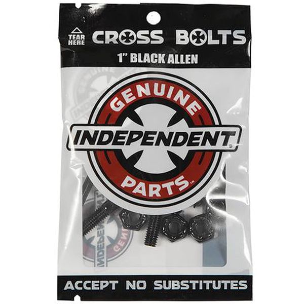 Independent Skateboard Hardware, 1" Allen Black