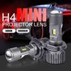 PAIR H4 Mini Bi-LED Projector Lens Hi/Lo Beam Left Right Hand Drive Motorcycle