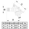3/4 Inch BSP Quick Connect Garden Padlock Tap Padlocking Garage Valve Workshop