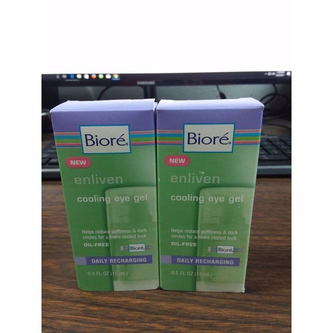 (4) Biore Cooling  Eye Gel 0.5 oz