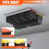Garage Ceiling Bin Storage Rack, Overhead Tote Storage Rail System Heavy Duty Ad
