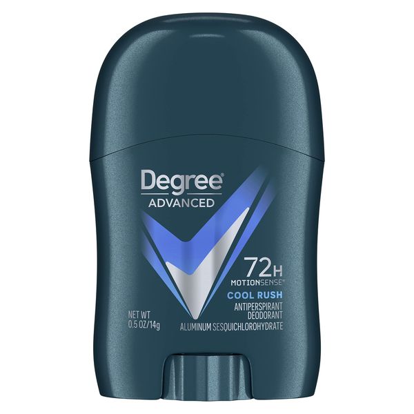 Degree Men Advanced Antiperspirant Deodorant Cool Rush, Pack of 36, 72-Hour Sweat & Odor Protection Antiperspirant For Men with MotionSense Technology 0.5 oz