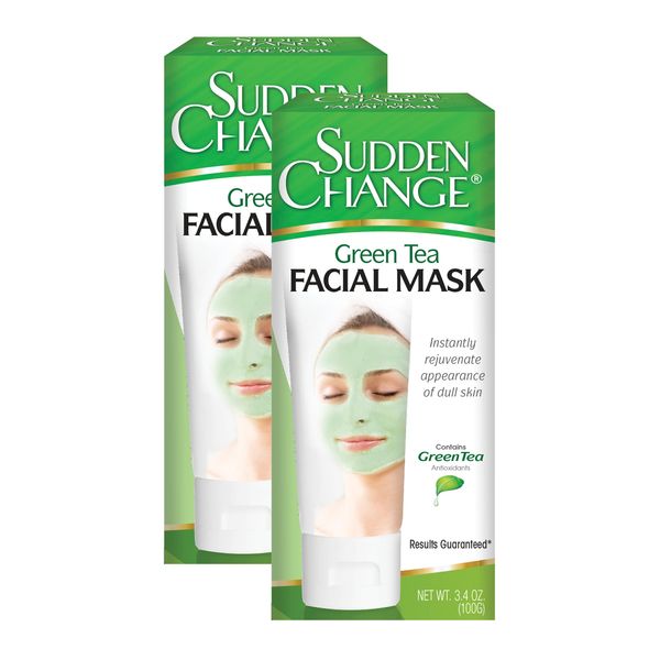 Sudden Change Green Tea Facial Mask 3.4oz (3 Pack)