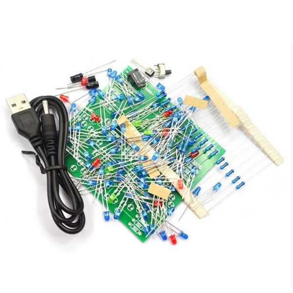 Bordhap DIY Electronic Kit DC 4.5-5V Swing Wind Chime Windbell Soldering Project Practice Learning Kit, Without Case