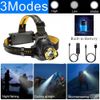 Most Powerful 9900000LM LED Tactical Headlight Rechargeable Headlamp Flashlight