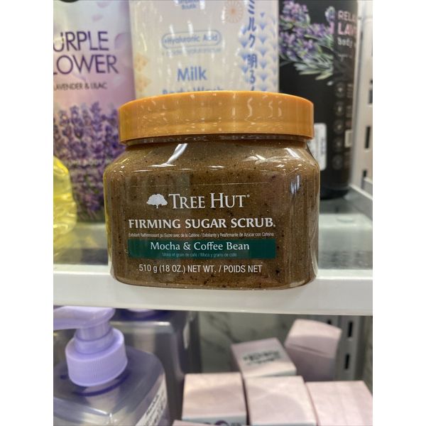 Rare Tree Hut Firming Sugar Scrub Mocha & Coffee Bean With Caffeine . 18oz New
