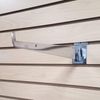 Chrome Adjustable Angle Slatwall Shelf Bracket 12" D - 6 Pack