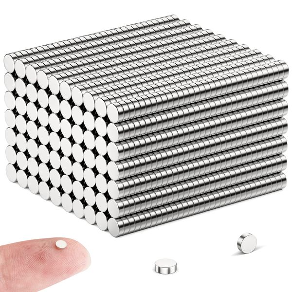 FINDMAG 50 Pcs 3 mm x 1 mm Mini Neodymium Magnets, Small Craft Magnets, Fridge Magnets, Whiteboard Magnets, Cylinder Magnets for Whiteboard, Magnets for Crafts, Photos, Tools, Arts, Hobbies, DIY