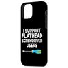 iPhone 12 mini I Support Flathead Screwdriver Users Turn Manual Hand Tools Case