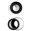 QWORK® 50mm Toilet Offset pan Connector PVC Waste Pipe Connector
