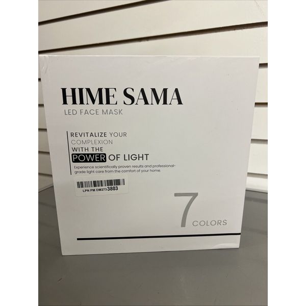 HIME SAMA Face Mask Light Therapy 7 Led Facial Skin Care Mask
