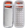 co2CREA Storage Case for JBL Flip6/Flip5/Flip4 Bluetooth Speaker (Hard Case, White Hard Case)