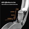 Premium Garlic Press Stainless Steel Crusher Squeezer Masher Kitchen Tool