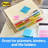 Post-it Tabs, 2 in, Solid, White, 25 Tabs/On-The-Go Dispenser, 2 Dispensers/Pack (686F-50WH)