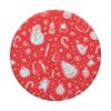 Cute Christmas Doodle Pattern as a Festive Wrapping Paper PopSockets Adhesive PopGrip