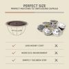 Reusable Coffee Capsule Discs Refillable Pod for VERTUOLINE & VERTUO Capsules, Compatible with VERTUOLINE & VERTUO pods