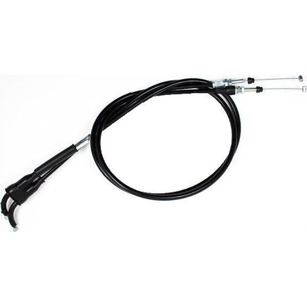 Motion Pro Black Vinyl Push - Pull Throttle Cable Set For Suzuki DR250 1990-1993