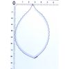 Rose Leaf Stainless Steel Sugarcraft Cutter (Extra Large 78mm)