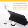 sourcing map 3.3ft Retractable Cable Lock with Square Patch Remote Control Security Lock with Adjustable Cord Tether Anti Theft for Laptop, TV, 150 G, Black, 2 Pack