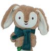AB TOOLS Dog Plaited Pal Bunny Extra Long Plush Squeaky Play Xmas Present