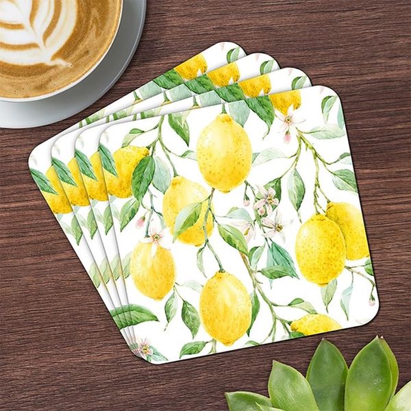 Shudehill Giftware Lemon Grove Coasters Set Of 4