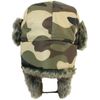 Faux Fur Camo Coloured Ushanka Style Hat (Medium (56/57))