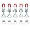 5PCS Adjustable Self-Locking Buckle Toggle Latch Clamp Cabinet Lever Latch Lock