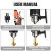 Magnetic Drill Tool Adaptor Clamping Range 1/16'' -1/2'' with 3/4'' Weldon Shank
