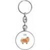 Toff London Pomeranian Dog Keyring