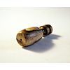 Lamp Finial-Natural Jasper Barrel-Aged Brass Finish