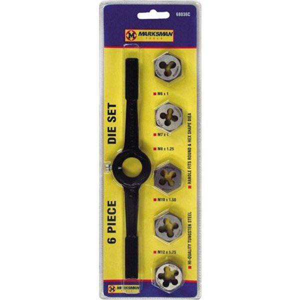 6 PCE METRIC DIE SET