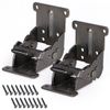 Skelang 2 Pcs Folding Brakcet 0°-90°-180°, Table Foldable Hinge, Self Lock Extension Support for Table, Workbench, Sleeping Platform