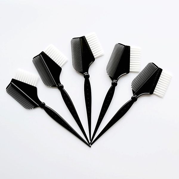 Raonest Vibrant Hair Color Brush Set - 5 Pieces, Durable Hair Dyeing Tools, Easy Application, Multi-Size Brushes, Lightweight Design, and Washable Material