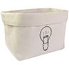 Large 'Light Bulb' Canvas Organiser/Storage Bag (OR00005040)
