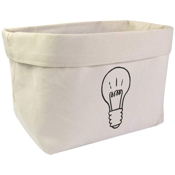Large 'Light Bulb' Canvas Organiser/Storage Bag (OR00005040)
