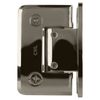 Polished Nickel Pinnacle 337 Series Adjustable Wall Mount 'H' Back Plate Hinge