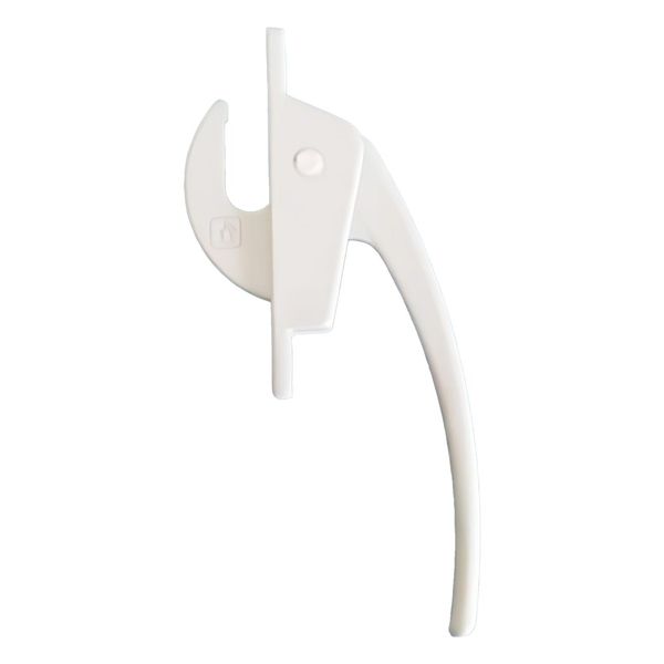 Brixwell Casement Handle Die Cast Material 2-3/8" Length - White Finish