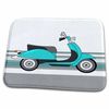 Dish Drying Mat - Blue Retro Scooter Designs Retro Designs